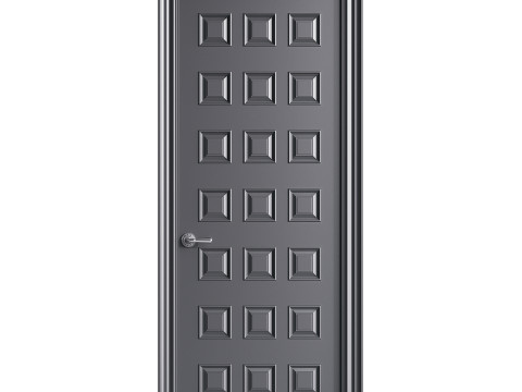 Modern entrance door 66 3D Model