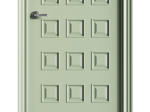 Modern entrance door 66 3D Model