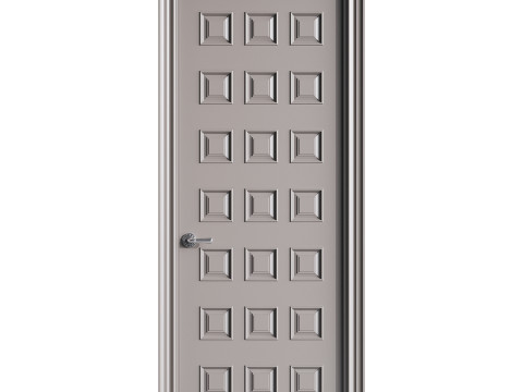 Modern entrance door 66 3D Model