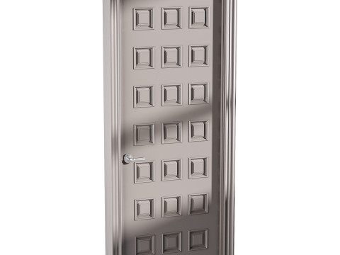 Modern entrance door 66 3D Model