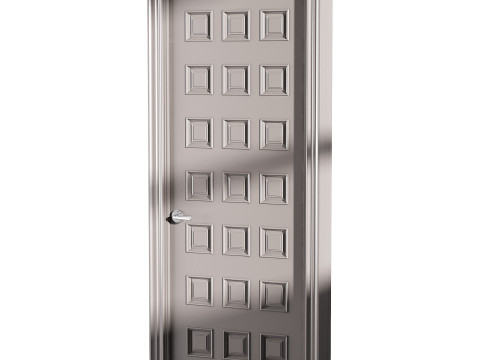 Modern entrance door 66 3D Model