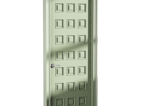 Modern entrance door 66 3D Model