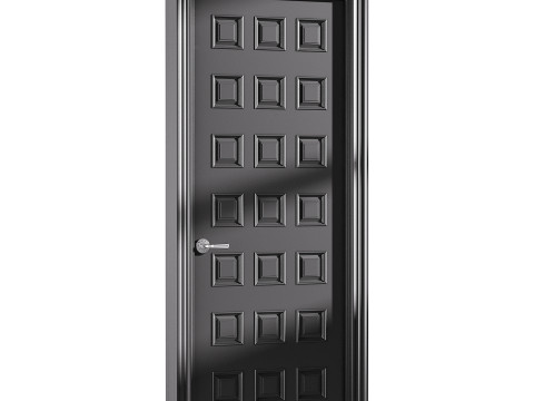 Modern entrance door 66 3D Model