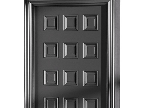 Modern entrance door 66 3D Model