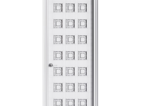 Modern entrance door 66 3D Model