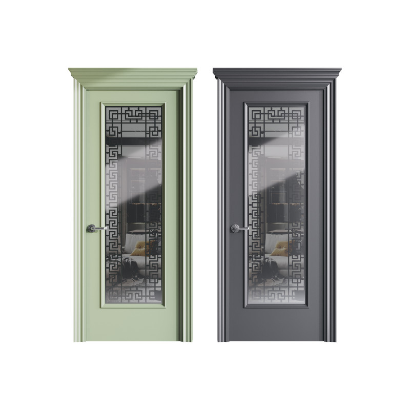 Modern entrance door 67 3D Model .c4d .max .obj .3ds .fbx .stl .blend