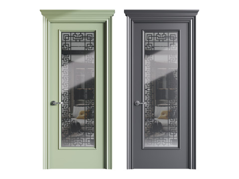 Modern entrance door 67 Modelo 3D