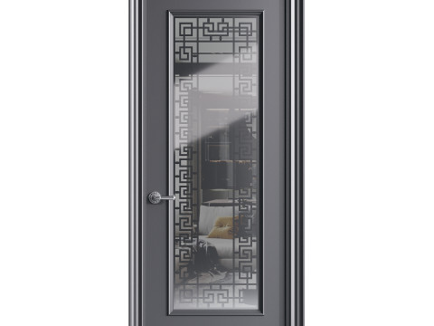 Modern entrance door 67 3D Model