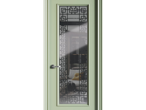 Modern entrance door 67 3D Model