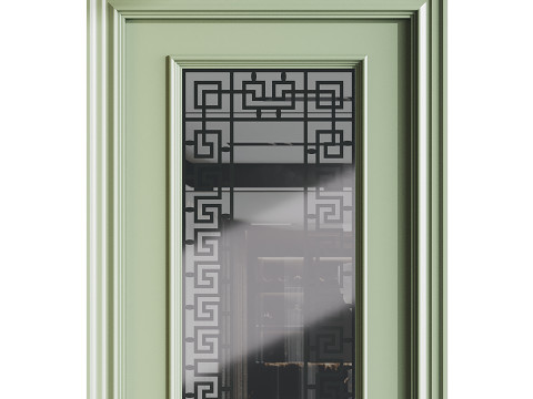 Modern entrance door 67 3D Model