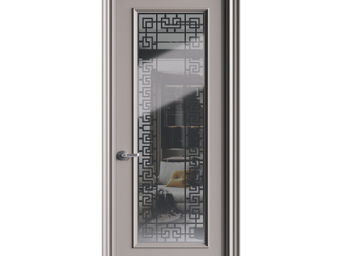 Modern entrance door 67 3D Model