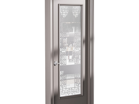 Modern entrance door 67 3D Model