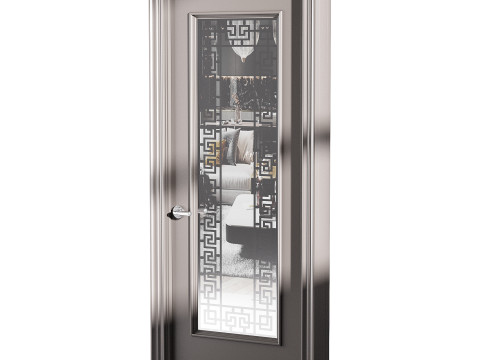 Modern entrance door 67 3D Model