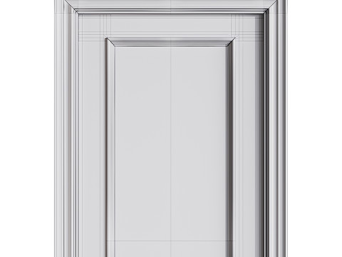 Modern entrance door 67 3D Model