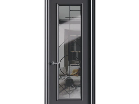 Modern entrance door 68 3D Model