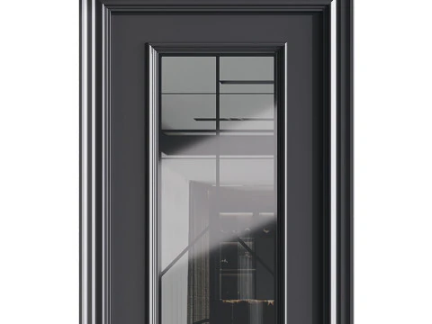 Modern entrance door 68 3D Model