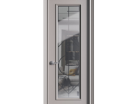 Modern entrance door 68 3D 모델
