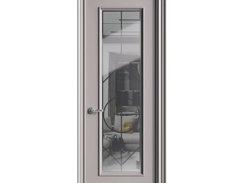 Modern entrance door 68 3D Model