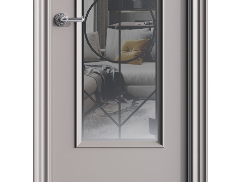 Modern entrance door 68 3D 모델