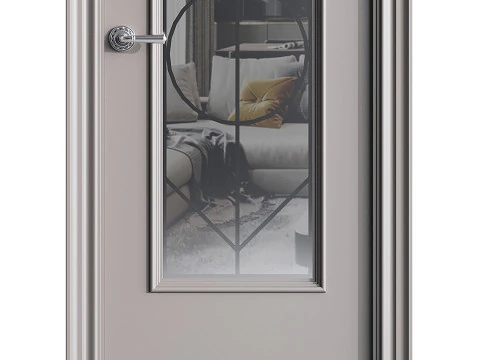 Modern entrance door 68 3D Model