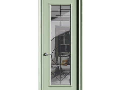Modern entrance door 68 3D Model