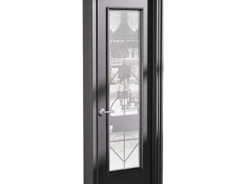 Modern entrance door 68 3D Model
