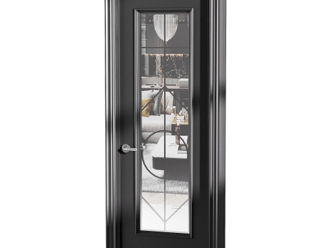 Modern entrance door 68 3D 모델