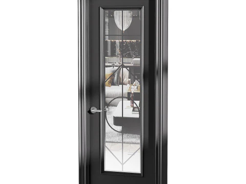 Modern entrance door 68 3D Model