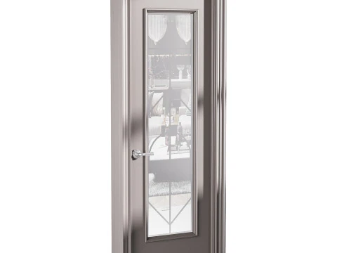 Modern entrance door 68 3D Model