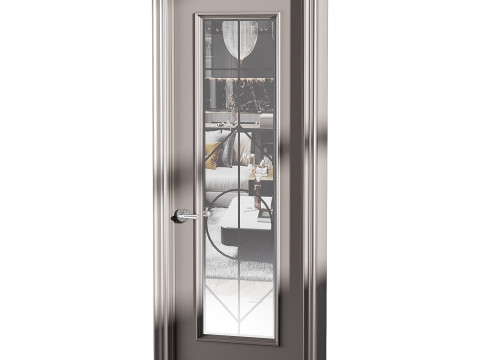 Modern entrance door 68 3D 모델