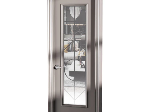 Modern entrance door 68 3D Model