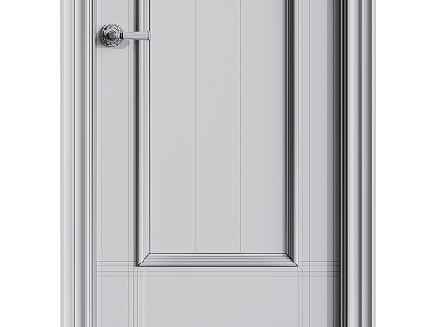 Modern entrance door 68 3D 모델