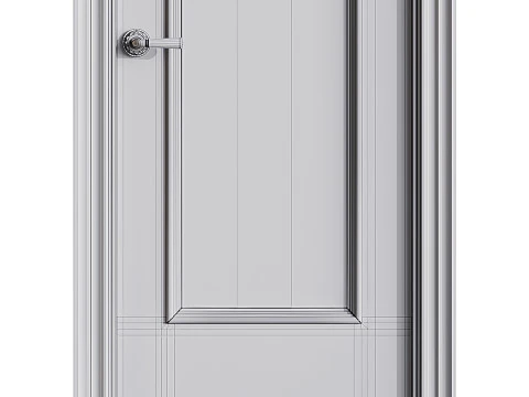 Modern entrance door 68 3D Model