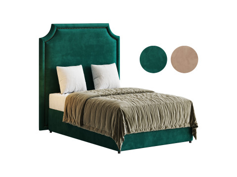 Rachel Bed - Double 3D Model