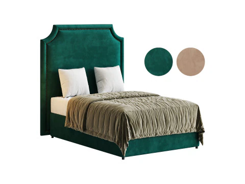 Cama Rachel - Casal Modelo 3D