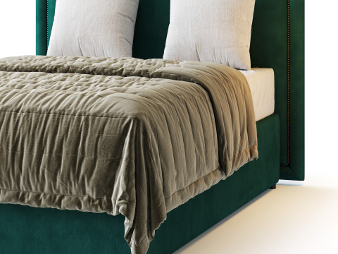 Rachel Bed - Double Modello 3D