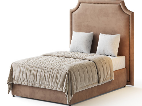 Rachel Bed - Double Modello 3D