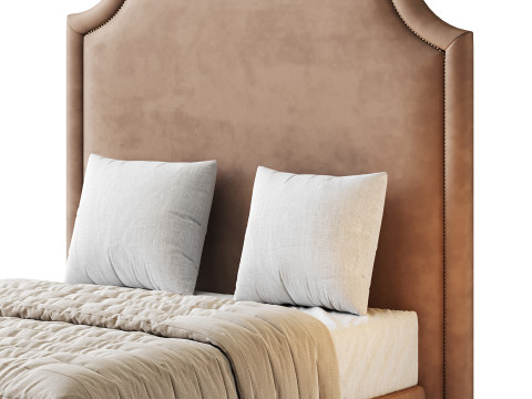 Rachel Bed - Double Modello 3D
