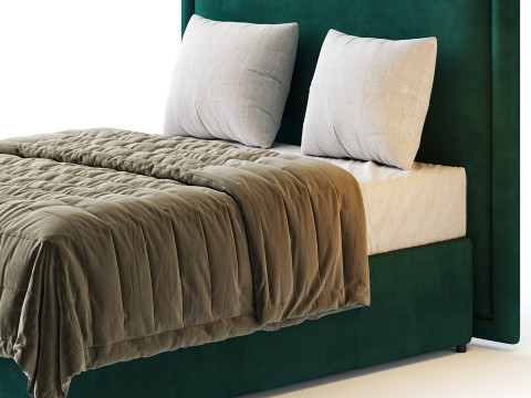 Rachel Bed - Double Modello 3D