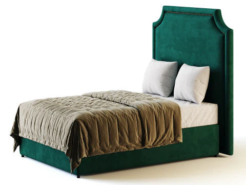 Rachel Bed - Double 3D Model