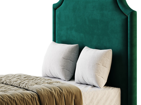 Rachel Bed - Double Modello 3D