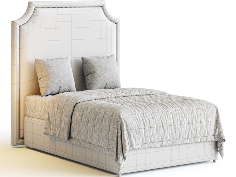 Rachel Bed - Double Modello 3D