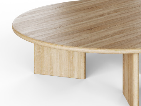 Round coffe table 3D मॉडल