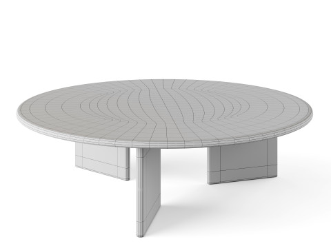 Round coffe table 3D मॉडल