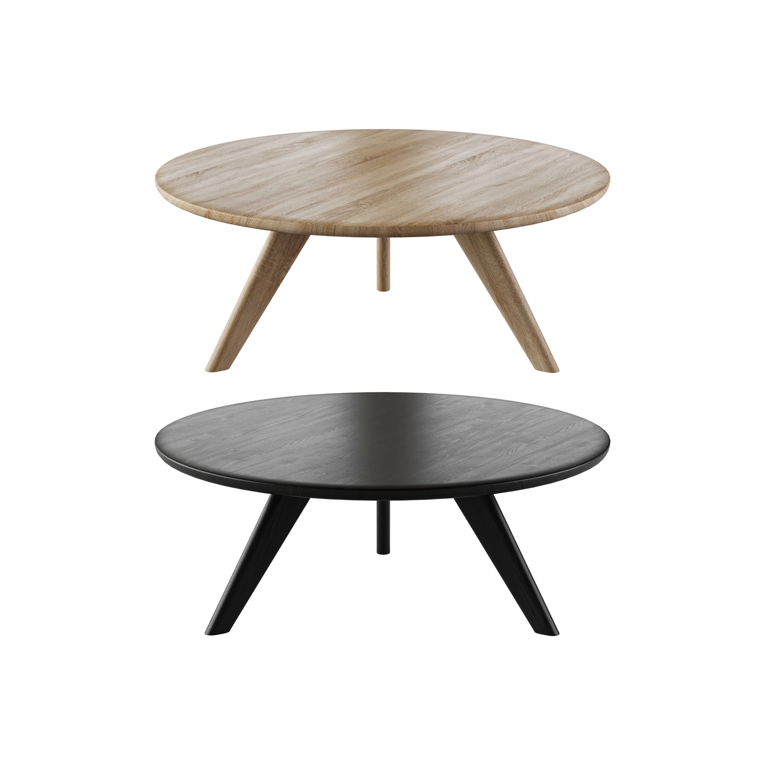 Table basse ronde Modèle 3D .c4d .max .obj .3ds .fbx .stl .blend 