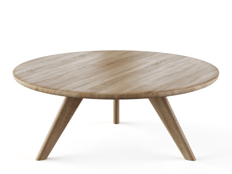 Round coffe table 3D मॉडल