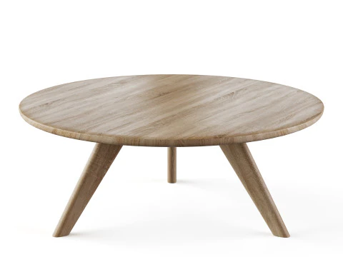 Table basse ronde Modèle 3D