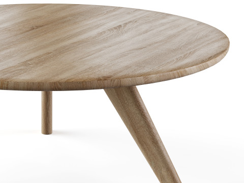 Round coffe table 3D मॉडल