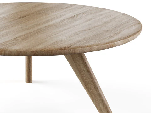 Table basse ronde Modèle 3D