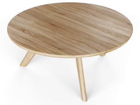 Round coffe table 3D मॉडल